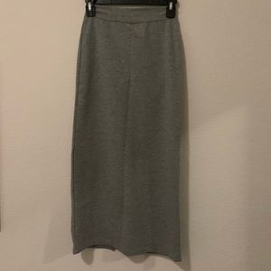 Gray Mid-length skirt